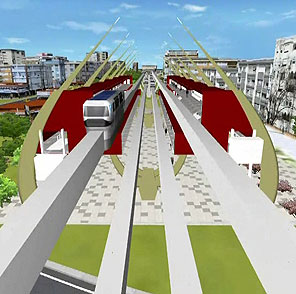 Tuzlaya 35 kilometrelik raylı sistem
