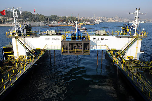 Marmarayda son tüp tünel denize batırıldı