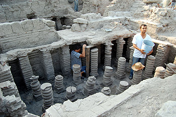 Hatayda tarihi Roma hamamı