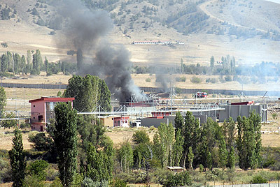 Barut fabrikasında patlama