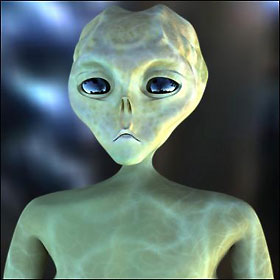 Ayda yürüyen adam da E.T.’ye inanıyor