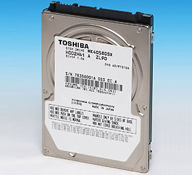 Dizüstüler için 400 GBlık sabit disk
