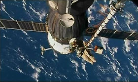 ISSde yeni Soyuz Rıhtımı açıldı