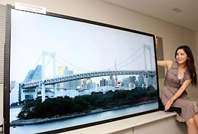 Dünyanın ilk ultra HD LCD TVsi