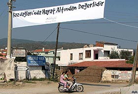 Kaz Dağlarının dibi oyuluyor