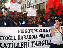 Ölen Nijeryalı için müfettiş devrede