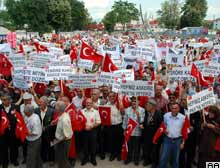 Düzcede teröre lanet mitingi