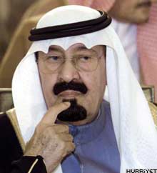 Suudi Arabistan Kralı Abdullah geliyor