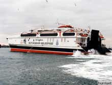 Çengelköy - Eminönüye hızlı motor
