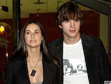 Demi Moore Ashton Kutcher ile evlendi