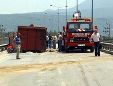Mıcırın neden olduğu kaza sayısı artıyor