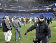 R.Madrid-R.Sociedad maçında bomba ihbarı
