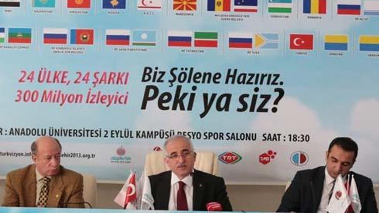 Eskişehirde Türkvizyon yarışması yapılacak