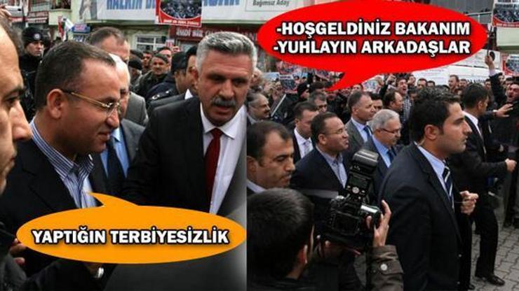 Aday gösterilmeyince Bakan Bekir Bozdağı yuhalattı