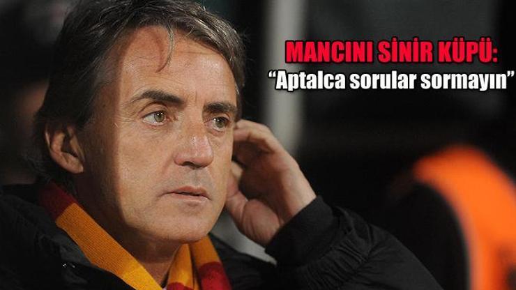 Mancini sinir küpü: Aptalca sorular sormayın