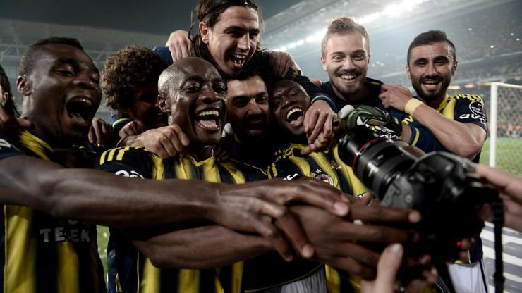 Fenerbahçenin şampiyonluk selfiesi