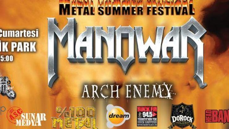 Manowar, 24 Mayısta KüçükÇiftlik Parkta
