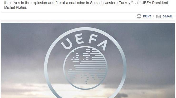 Michel Platiniden Soma mesajı