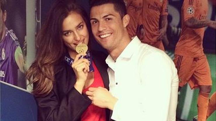 Cristiano Ronaldo soluğu Irina Shaykın yanında aldı
