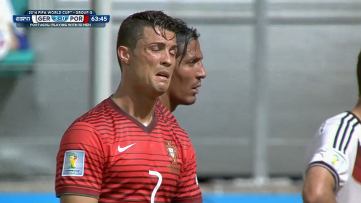 Cristiano Ronaldo neredeyse ağlayacaktı