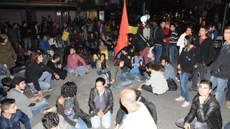 ODTÜdeki yol yapımına protesto