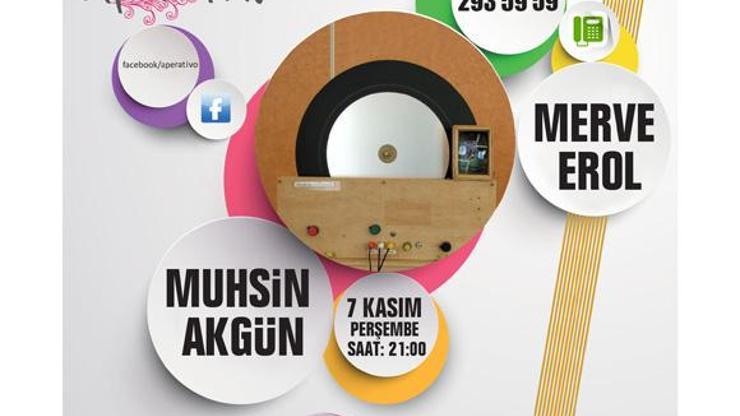 Merve Erol ve Muhsin Akgün Aperativoda