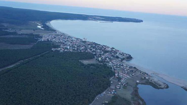 Doğa harikasını havadan görüntüledi