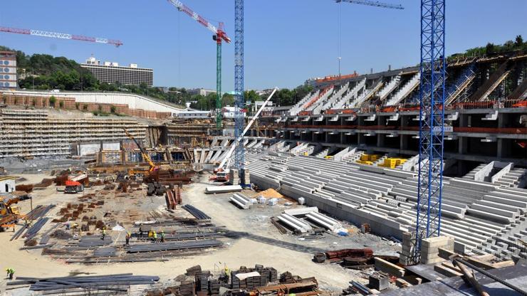 Vodafone Arena inşaatında son durum