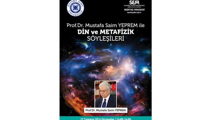 Din ve Metafizik söyleşisi serisi Beşiktaşta başlıyor