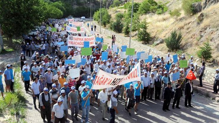 Tuncelide HES isyanı