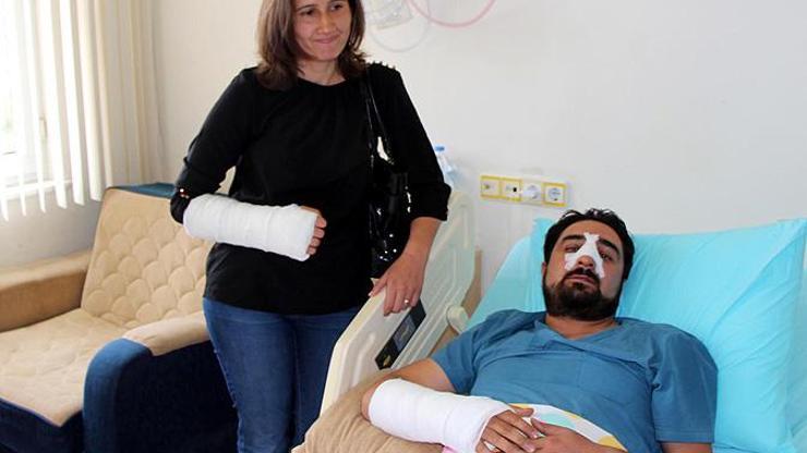Hasta yakını doktor ve hemşireye saldırdı