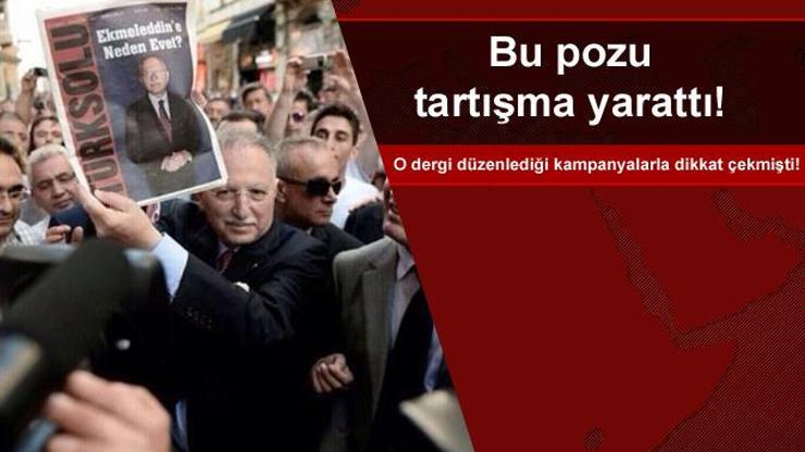 Ekmel Beyin Türk Solu pozu tartışma yarattı