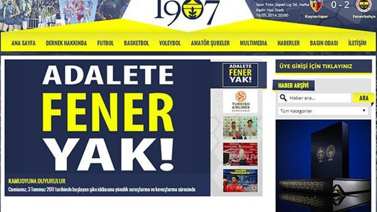 1907 Fenerbahçe Derneğinden AYMye çağrı