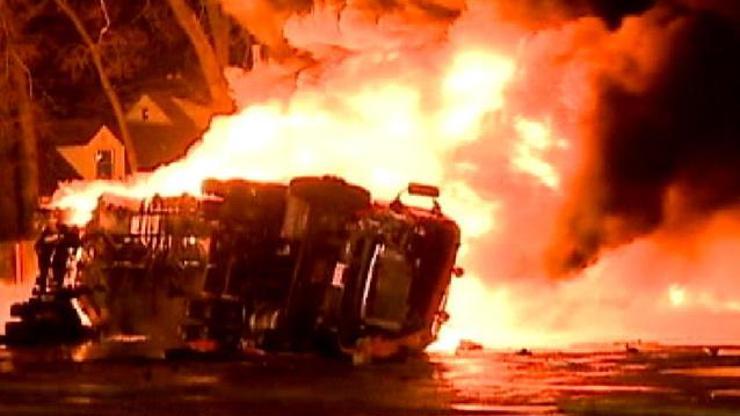 Diyarbakır Licede tanker patladı: 1 ölü
