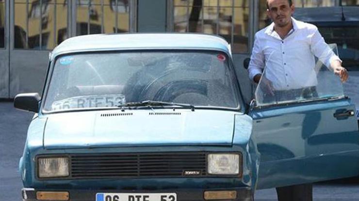 RTE plaka 9 bin liralık aracın fiyatını 3000 kat arttırdı