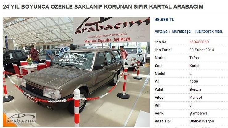 Türkiyede tek 50 bin liraya satılıyor