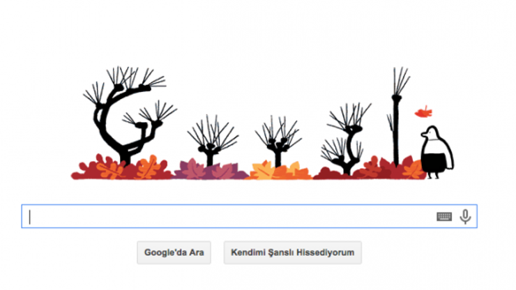 Sonbahar Ekinoksu doodle oldu