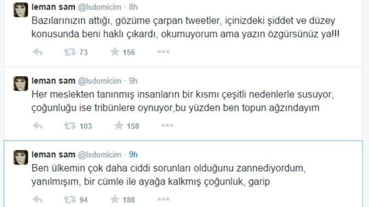 Leman Samdan eleştirilere yanıt
