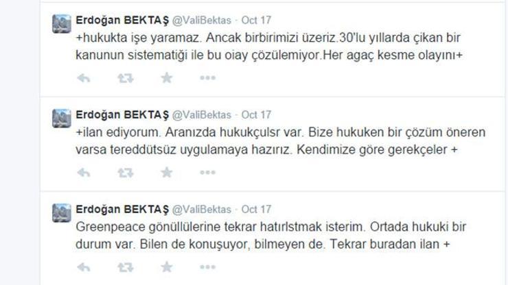Manisada twitter üzerinden zeytin savaşı