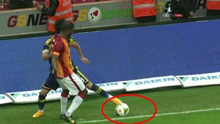 Fenerbahçenin golünde top dışarıdan mı çevrildi