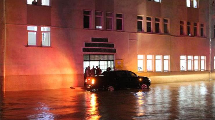 Giresunda sel, Rizede heyelan