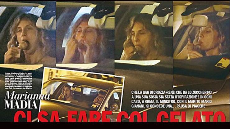 İtalyada gündem kadın bakanın dondurma yediği fotoğraflar