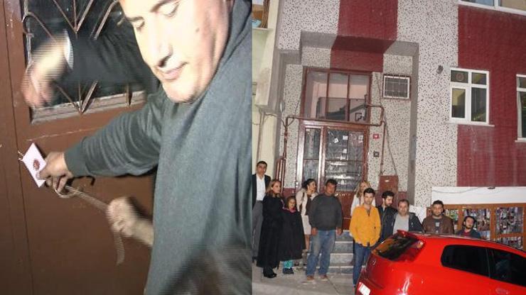 Belediye apar topar evlerinden çıkardı