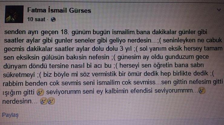 Mahsur kalan madencinin eşi: Sen gittin, nefesim gitti