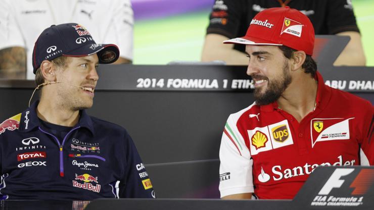 Teşekkürler Alonso, hoş geldin Vettel