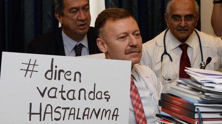 TBMMde diren vatandaş hastalanma eylemi