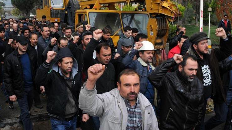 Yatağanlı işçilerin eylemi sona erdi