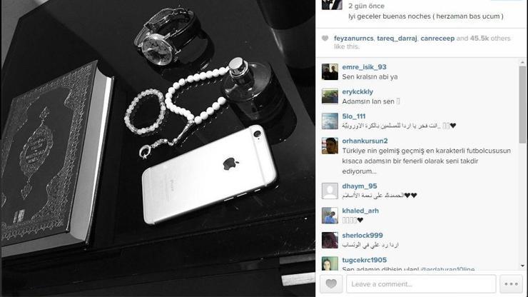 Arda Turandan Kuran-ı Kerimli instagram mesajı