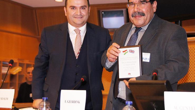 Salih Müslime Avrupadan ödül