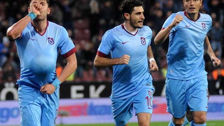 Gol düellosu Trabzonsporun